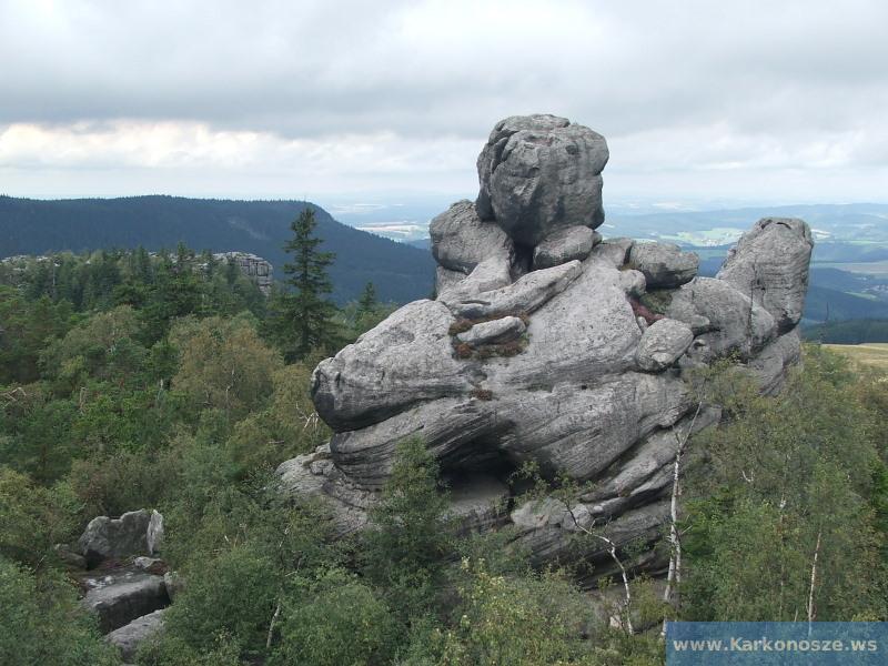 Rzeźby skalne na Szczelińcu
