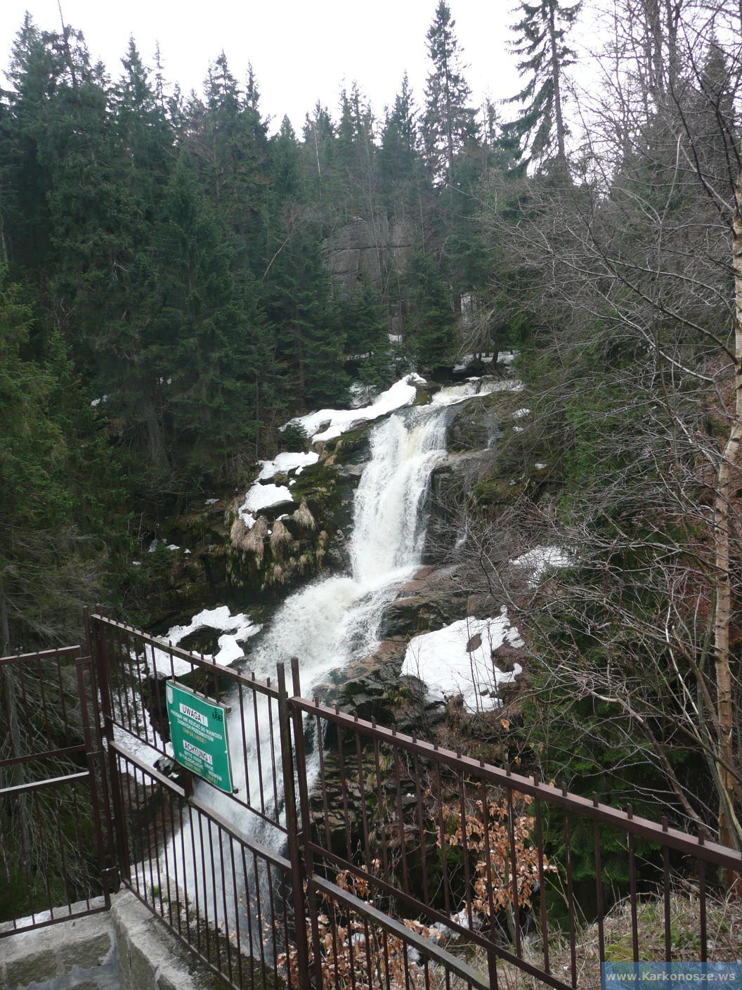 Wodospad Kamieńczyka w kwietniu