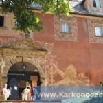 Wejście na zamek Grodno